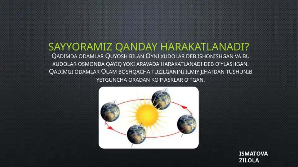 Qadimda odamlar va Quyosh