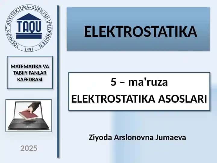 ELEKTROSTATIKA