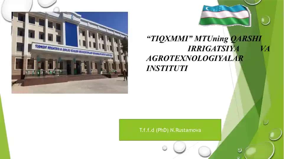 Трансмиссия мойларининг иш хусусияти ва улардан қишлоқ хўжалиги техникаларидан фойдаланиш