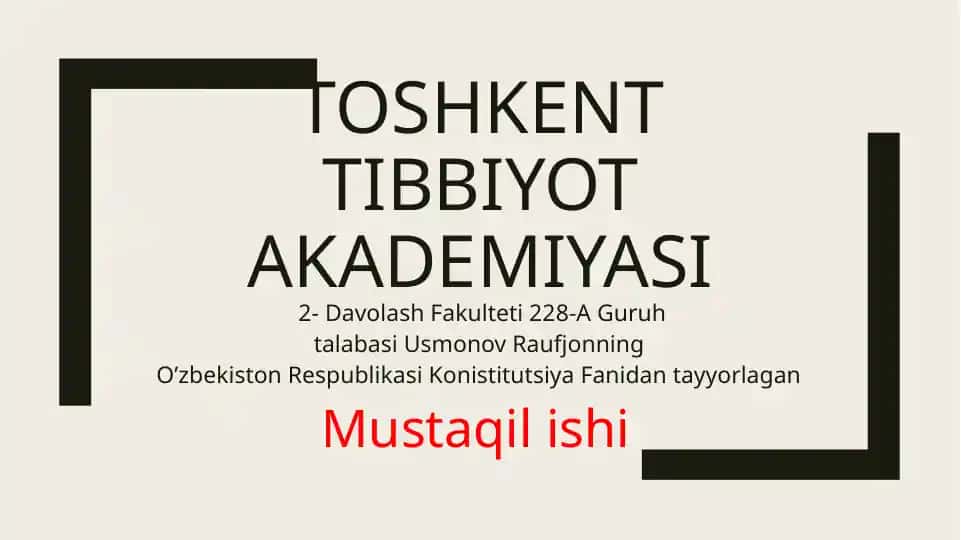 Odil sudlov tushunchasi