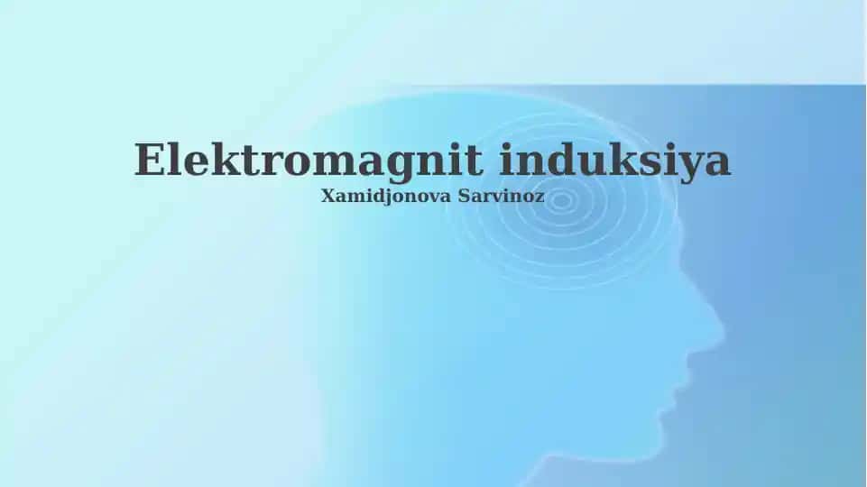Elektromagnit induksiya