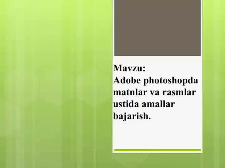 Adobe Photoshop