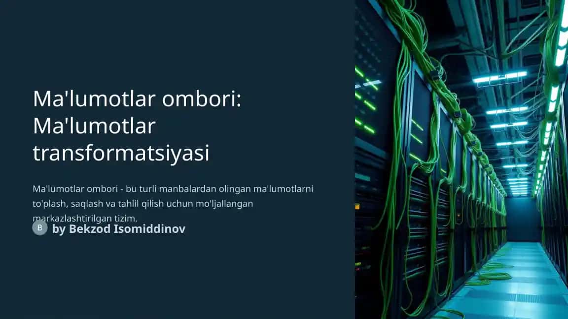 Ma'lumotlar ombori