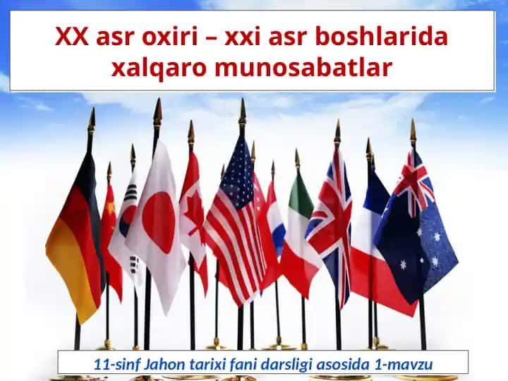 Jahon tarixi fanidan darslik