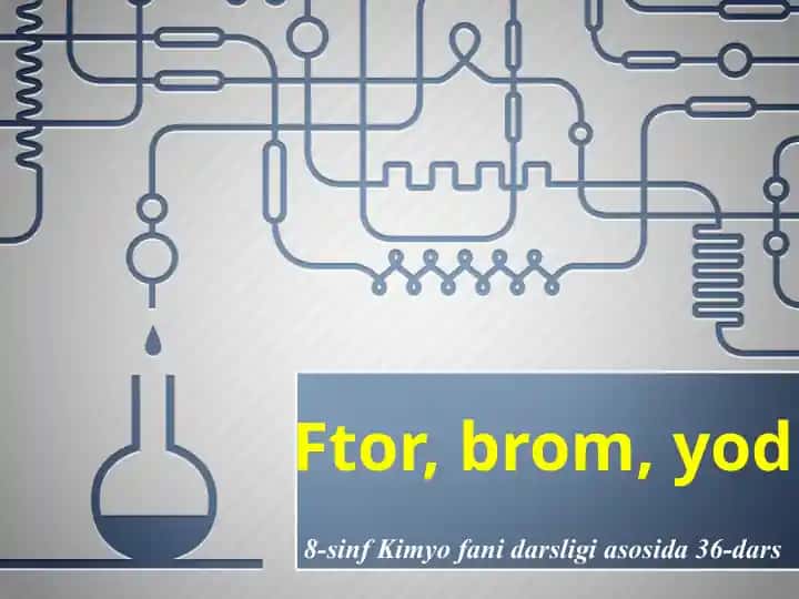 8-sinf Kimyo fani darsligi