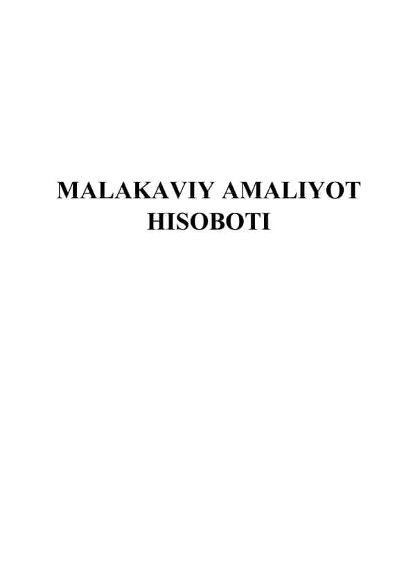 algaretmdan qilingan ishlar