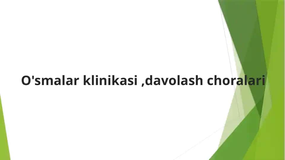 O'sma klinikasi