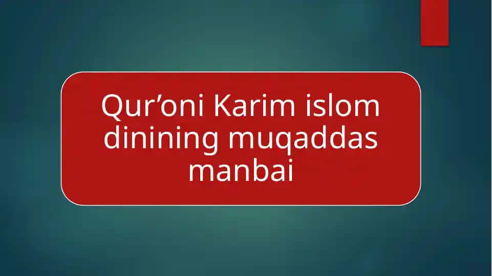 Qur’oni Karim