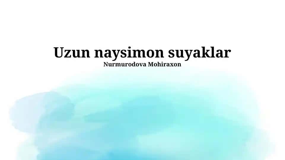Uzun naysimon suyaklar