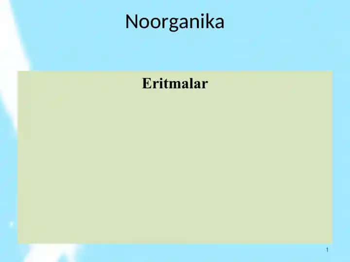 Eritmalar