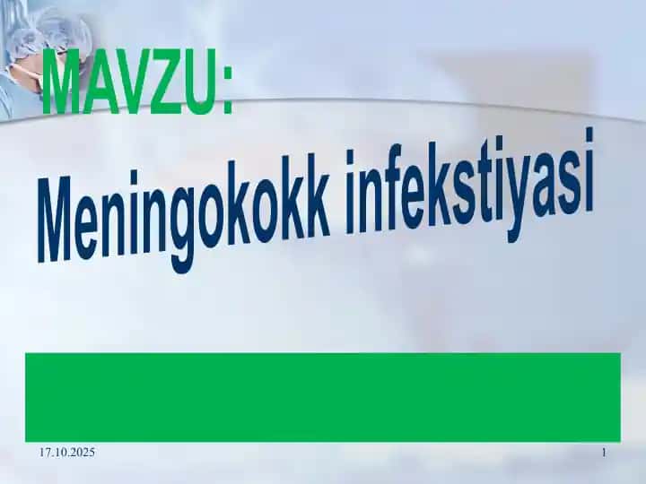Meningokokk infekstiyasi