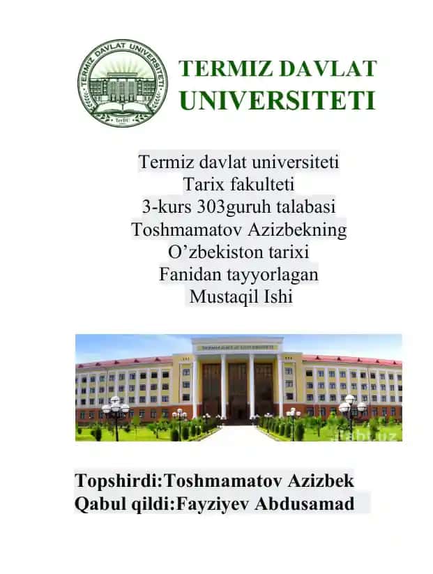 Islom Karimovning hayoti va faoliyati