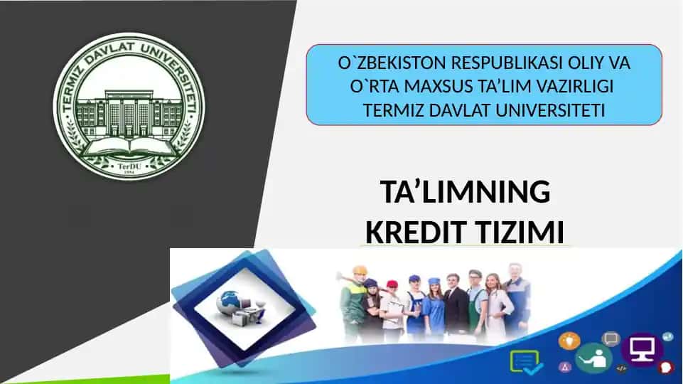TA’LIMNING KREDIT TIZIMI