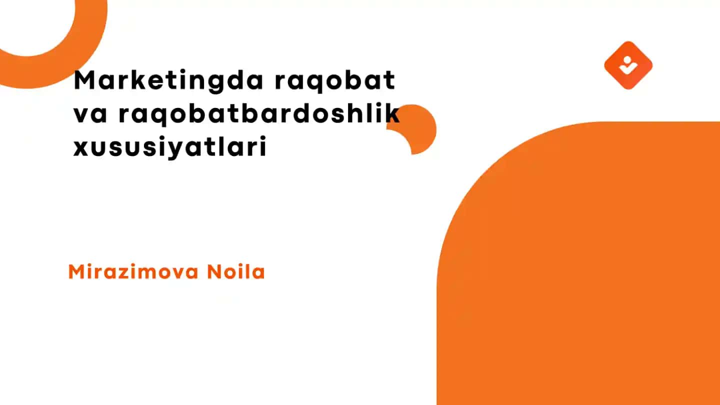 Raqobatning Xususiyatlari