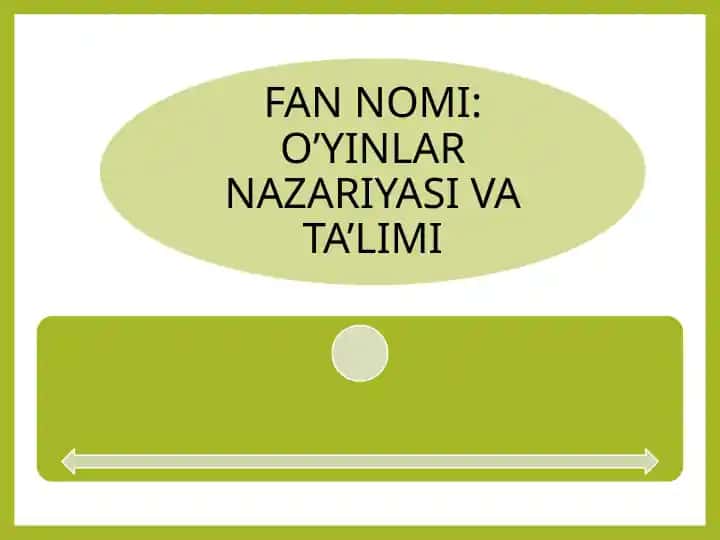 O’yinning ilmiy adabiyotlari o’rganilishi