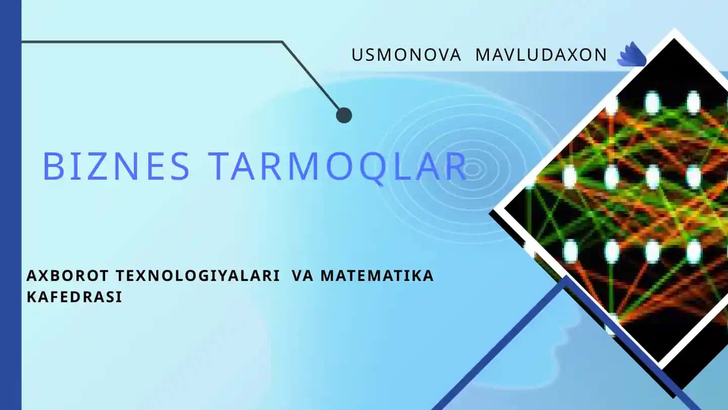 Biznes tarmoqlar