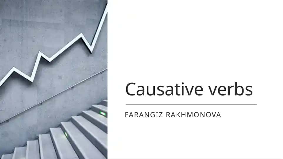 Causative verbs