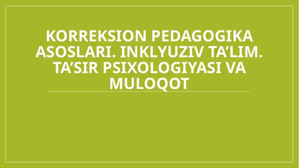 Korreksionpedagogika