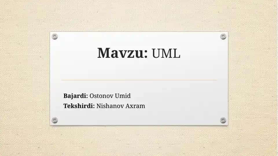 UML