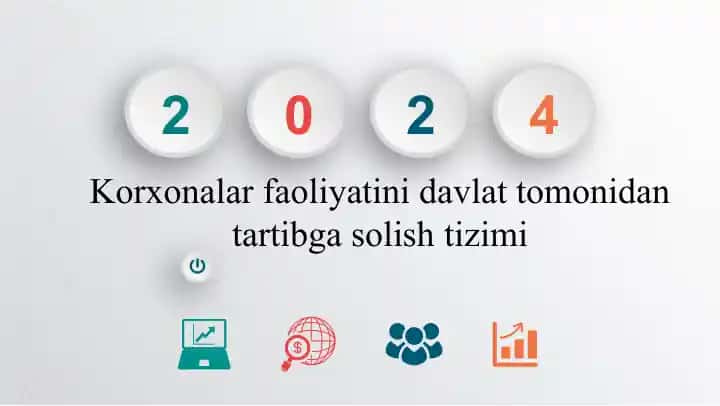 Korxonalar faoliyati ni davlat tomoni dan tartibga solish