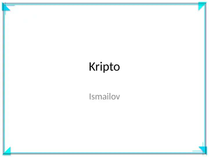Kripto