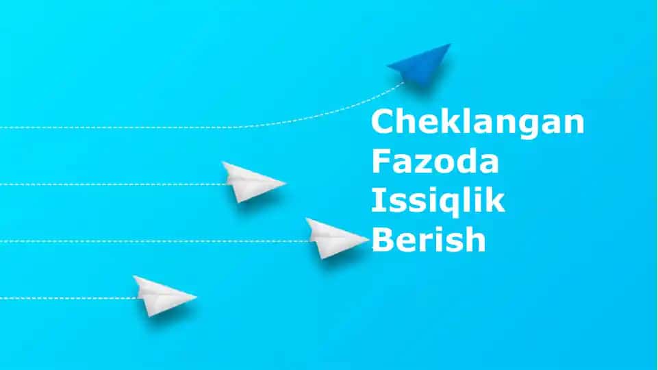 Cheklangan Fazoda Issiqlik Berish