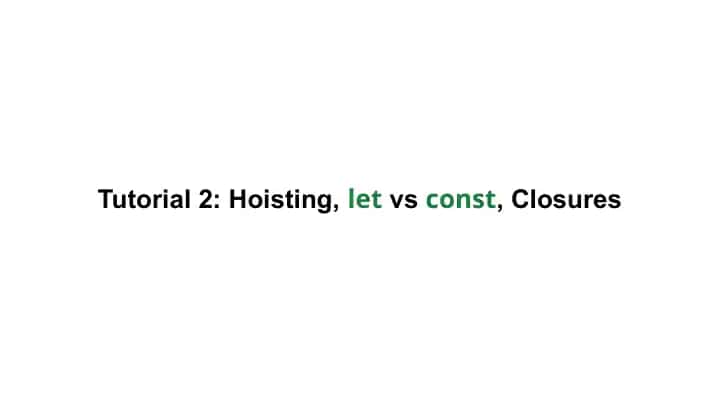 JavaScript Hoisting Tutorial