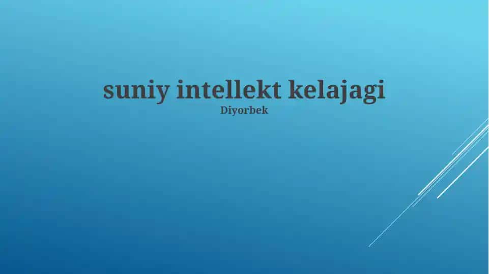 Sun'iy intellektning imkoniyatlari va xavflari
