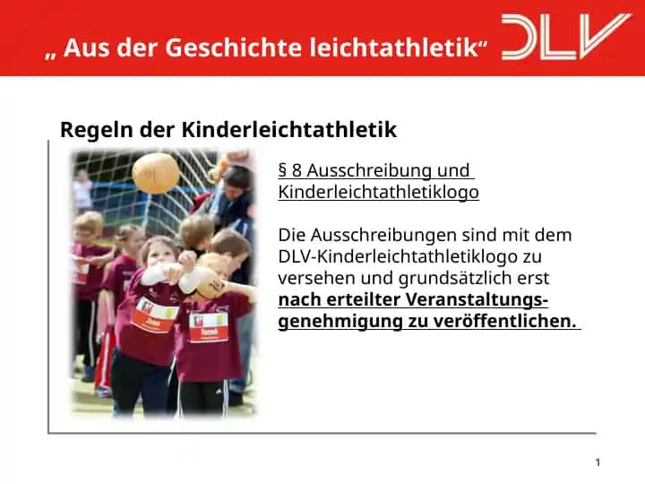 Regeln der Kinderleichtathletik