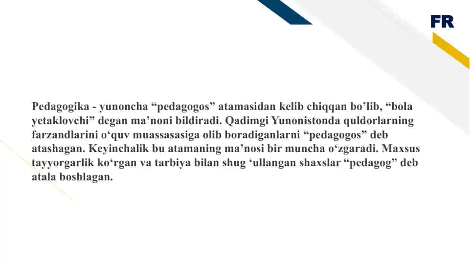 Pedagogika-yunoncha