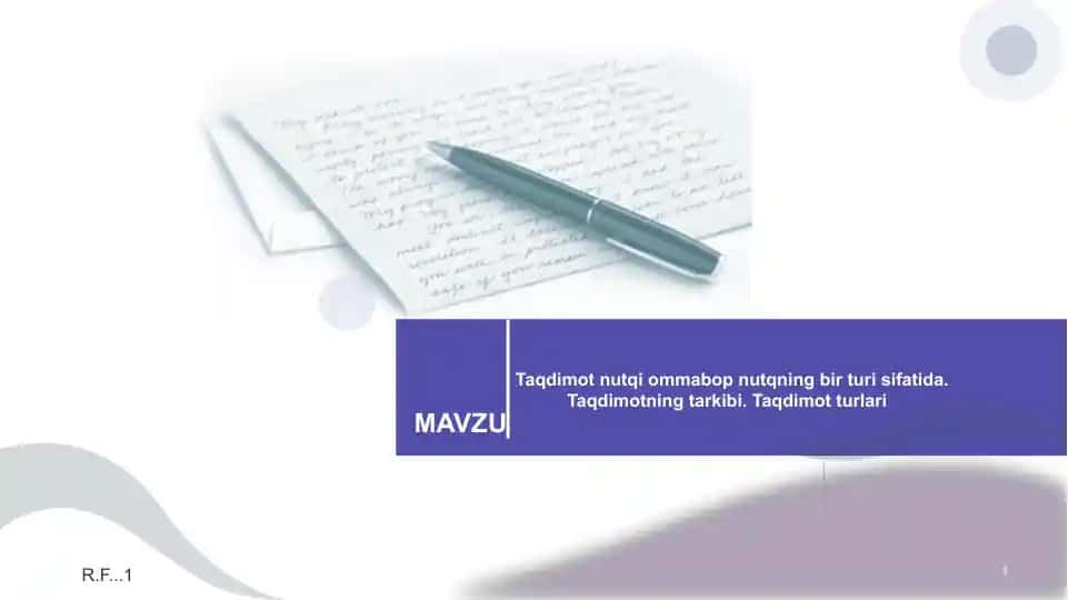 Taqdimot