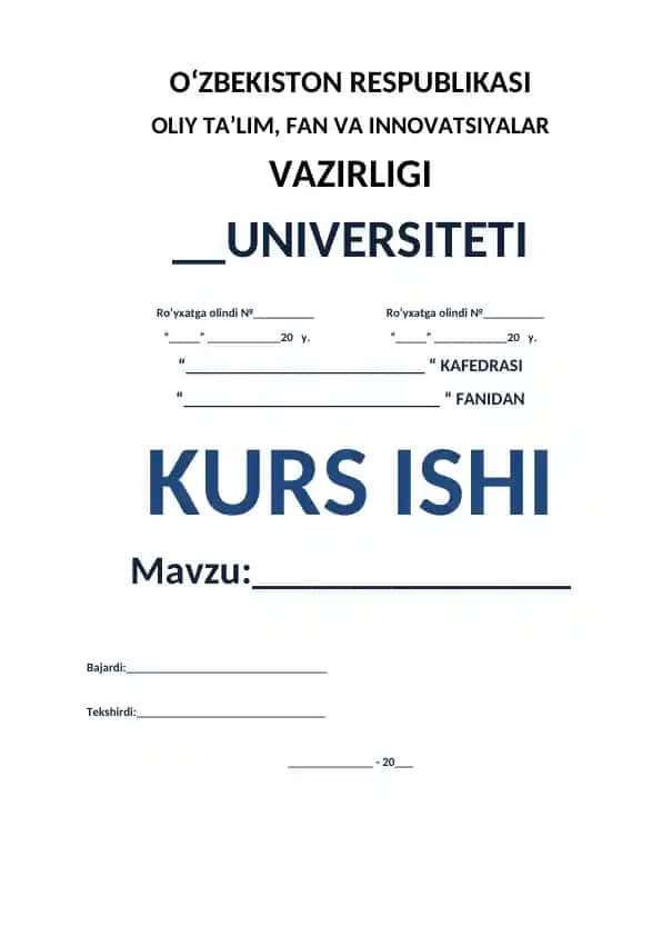 O‘zbekiston — 2030 strategiyasi konsepsiyasi