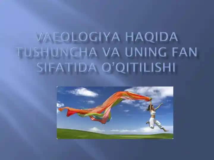 Valeologiya va salomatlik
