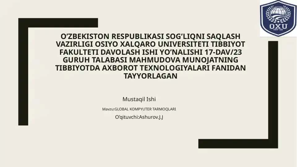 Global kompyuter tarmoqlari