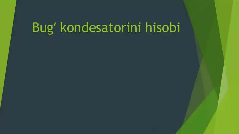 Bugʻ kondensatori