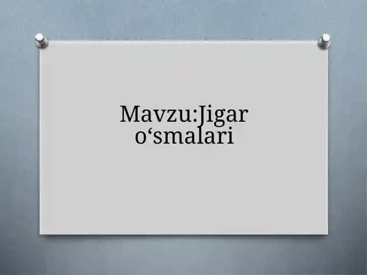 Jigaroʻsmalari