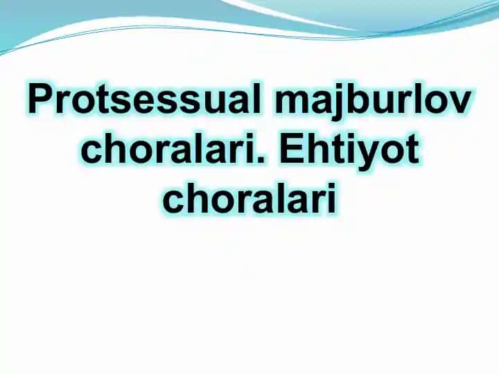 Protsessual majburlov choralari