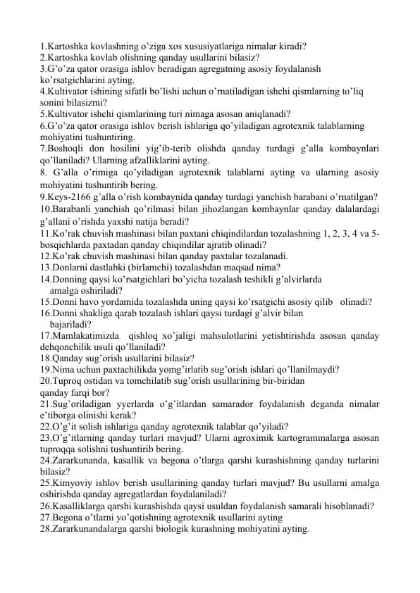 Agrotexnik kombaynlar