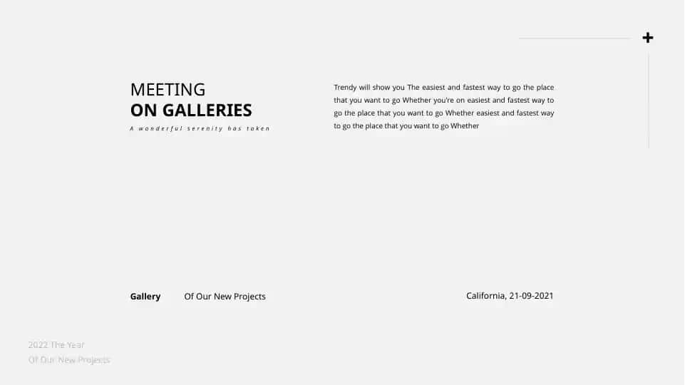 Meeting on Galleries