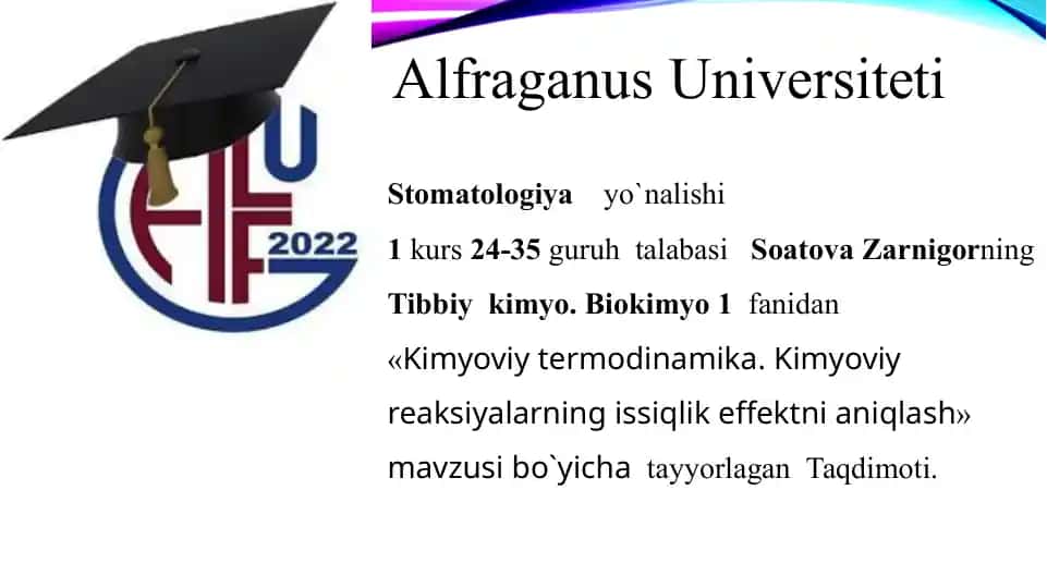 Kimyoviy termodinamika