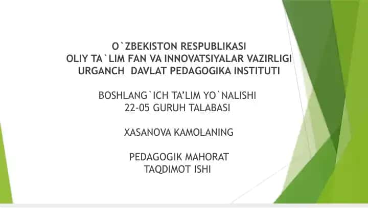 Feodalizm Davrida O‘qituvchilarning Pedagogik Qobiliyati