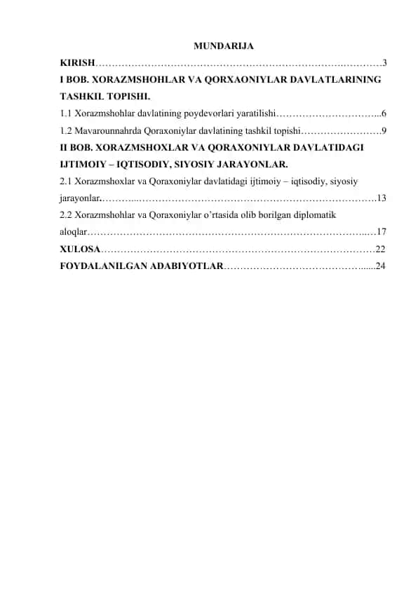 Xorazmshoxlar va Qoraxoniylar