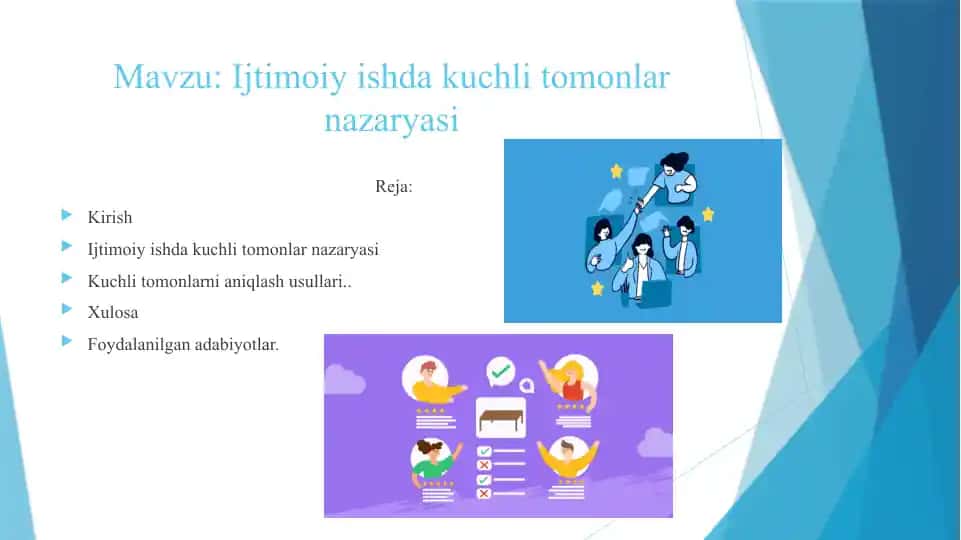 Ijtimoiy ishda kuchli tomonlar nazaryasi