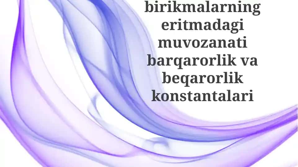 Barqarorlik konstantasi