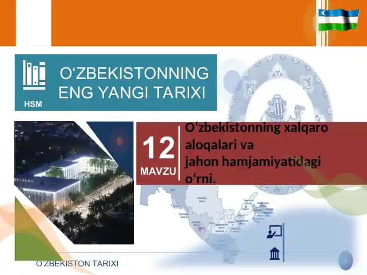 O‘ZBEKISTONNING ENG YANGI TARIXI