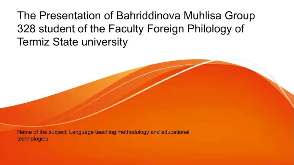 Language teaching methodology and educational technologies