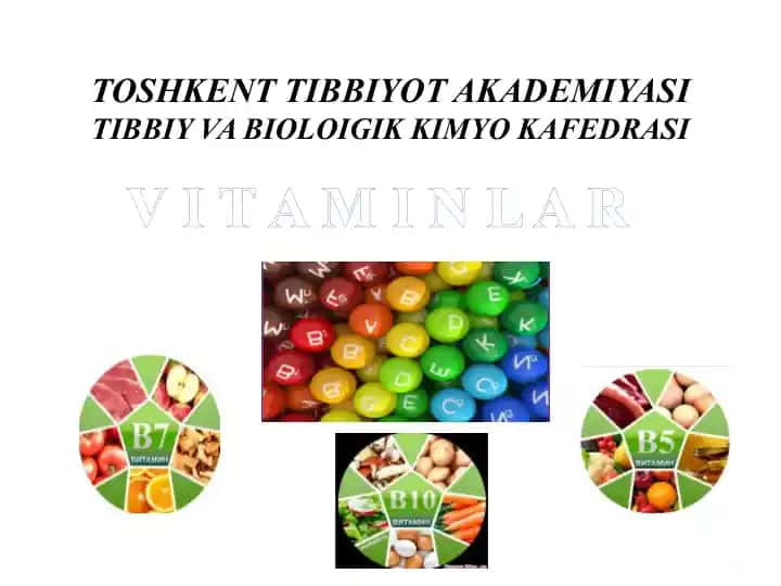 Vitaminlar
