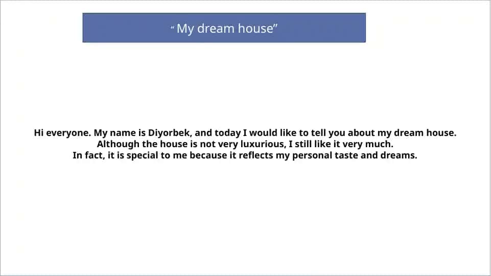 My Dream House