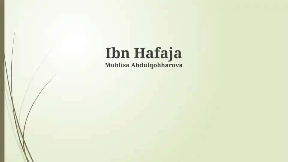 Son Of Hafaja