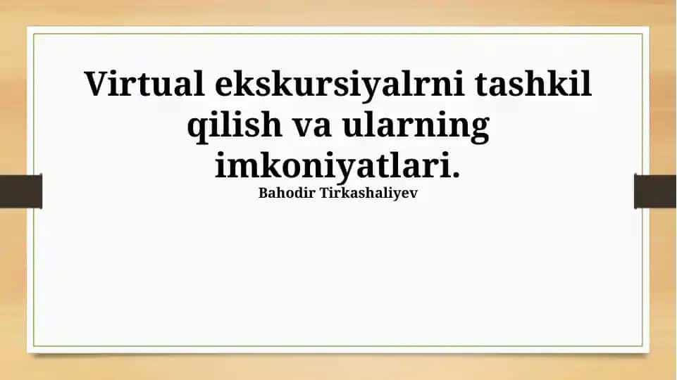 Virtual turlar